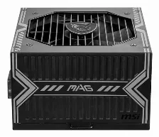 Fuente De Poder Msi 650w 80plus Bronze, 20+4 Pin Atx, Cables Fijos, Negra